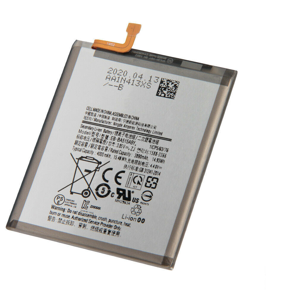 Batterie de remplacement pour Samsung Galaxy A51 4G (A515), EB-BA515ABY EB-BA515ABE EB-BA515ABU Batterie de remplacement pour Samsung Galaxy A51 4G (A515), EB-BA515ABY EB-BA515ABE EB-BA515ABU